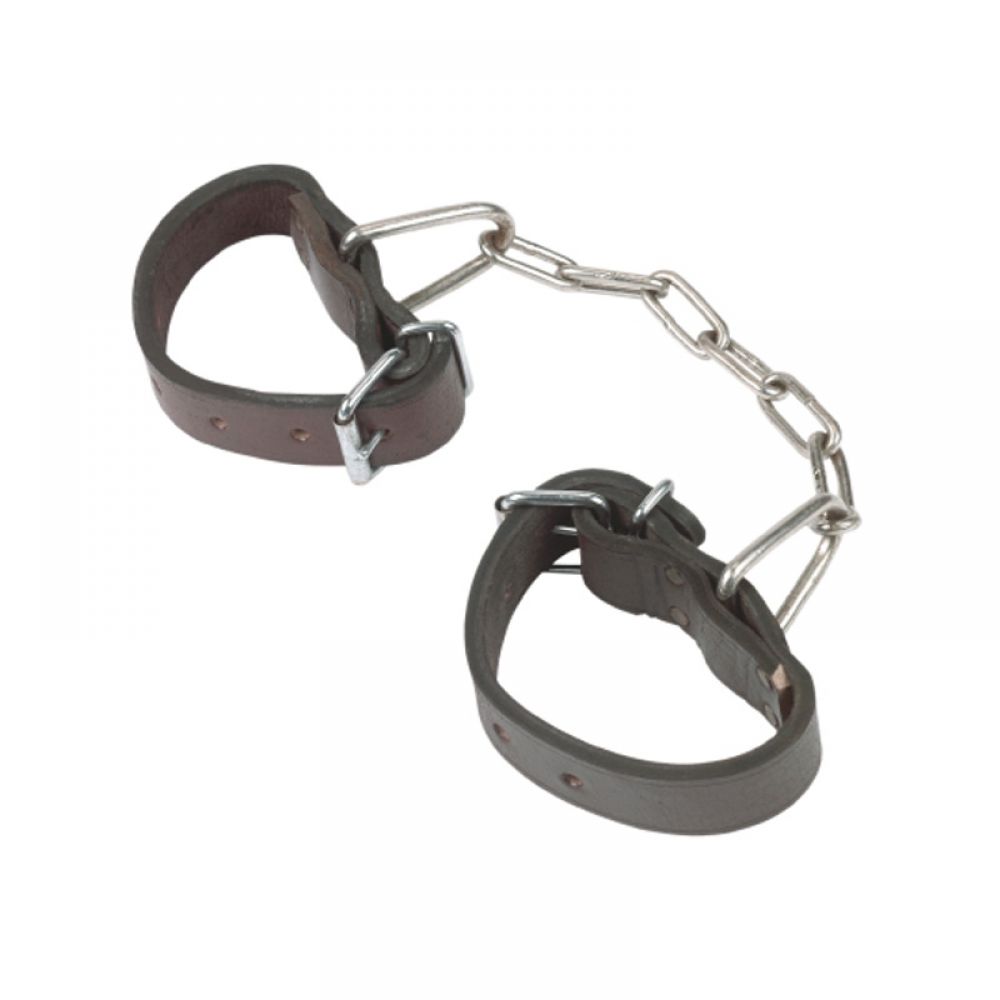 (WI-476) CATTLE HOBBLES WITH LEATHER????