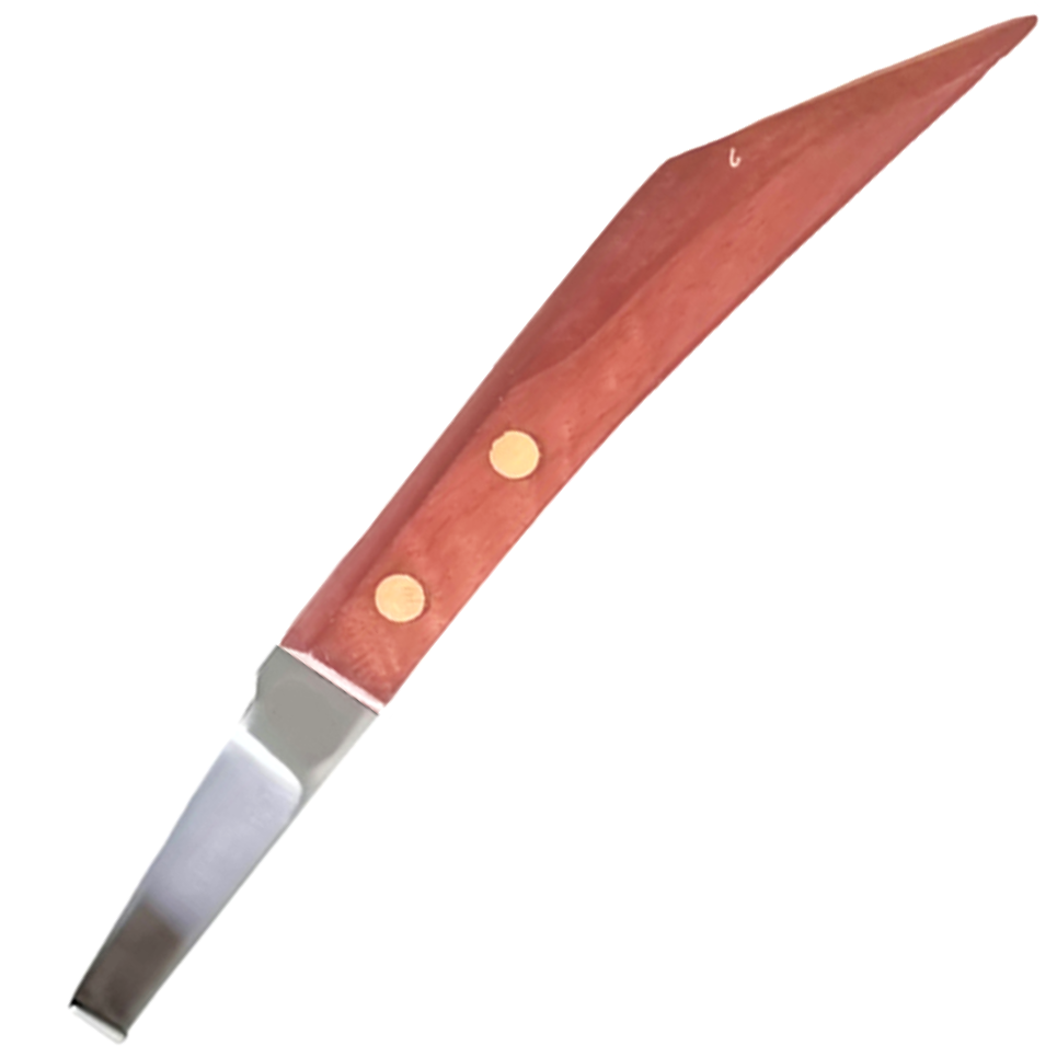 (WI-1260-L) STRAIGHT BLADE HOOF KNIFE LONG HANDLE LEFT????