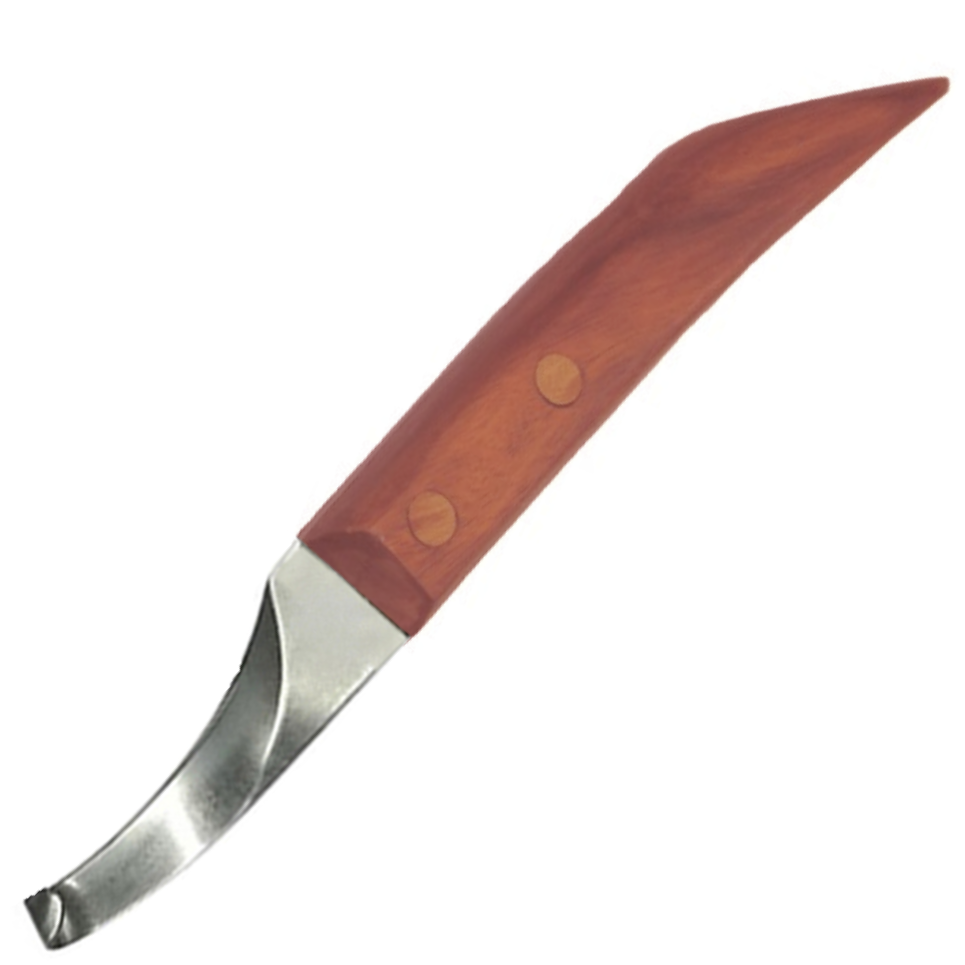 (WI-1267-R) DROP BLADE HOOF KNIFE CLASSIC HANDLE RIGHT????