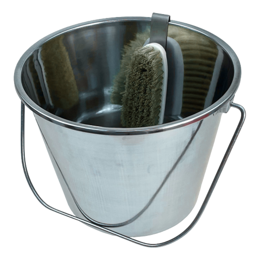 (WI-15065) STAINLESS STEEL BUCKET & BRUSH????