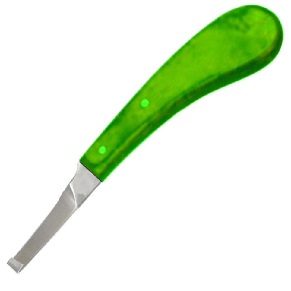 (WI-1242-L) HOOF KNIFE NARROW BLADE MULTI COLOR HANDLE????????????