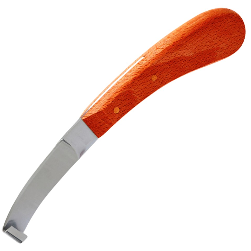 (WI-1244-L) HOOF KNIFE WIDE BLADE,MULTI COLOR HANDLE????????????