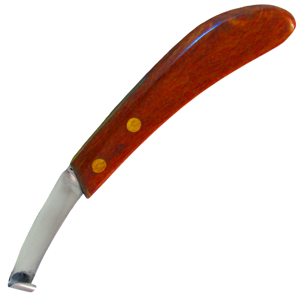 (WI-1268-L) WIDE STRAIGHT BLADE HOOF KNIFE LEFT????????????
