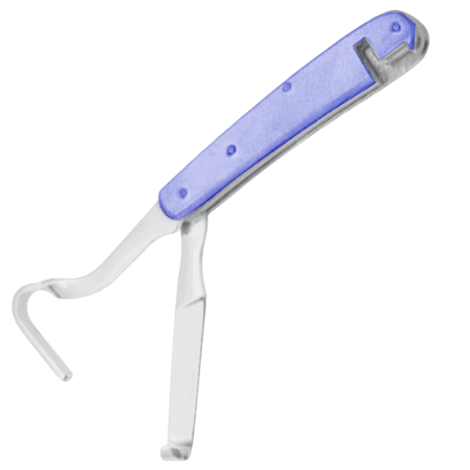 (WI-1285) HOOF KNIFE HOOK + KNIFE FOLDING ????