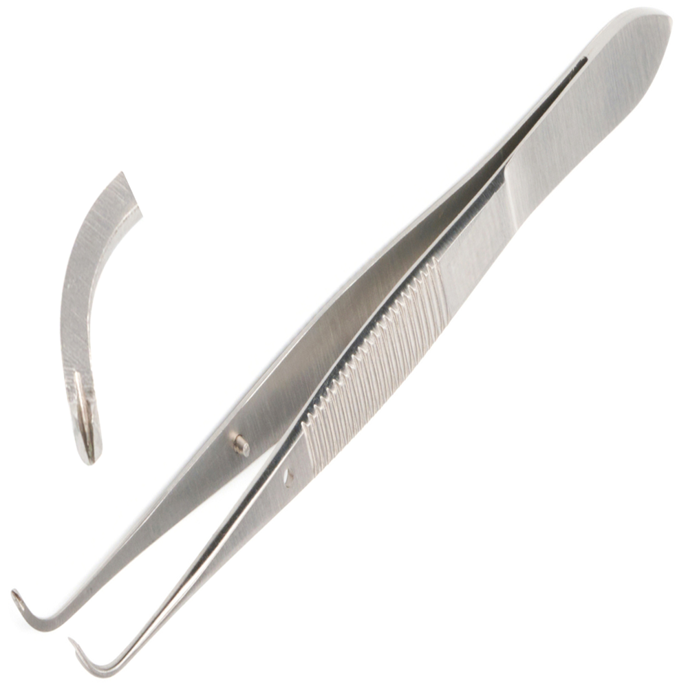 (WI-10075) IRIS FORCEPS CURVED ✂