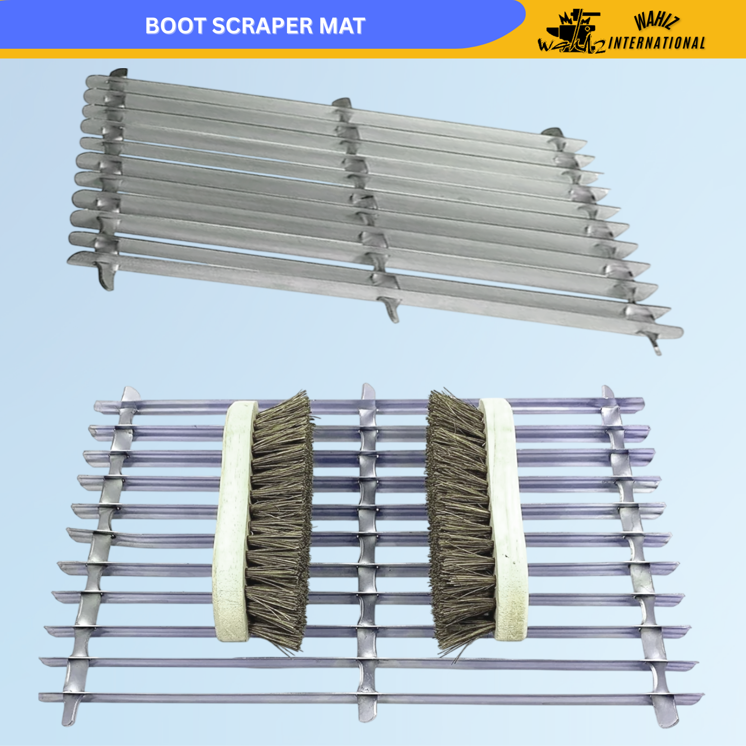 (WI-19001-695) BOOT DOORMAT GALVANIZED ????????