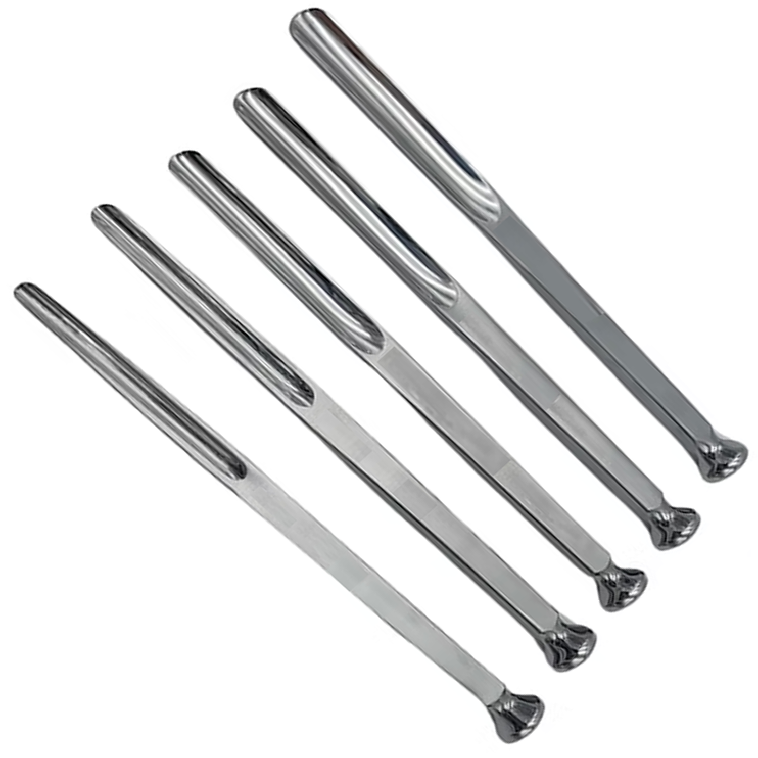 (WI-160017) SET OF 5 ROUND-TIPPED HAMMERING GOUGES