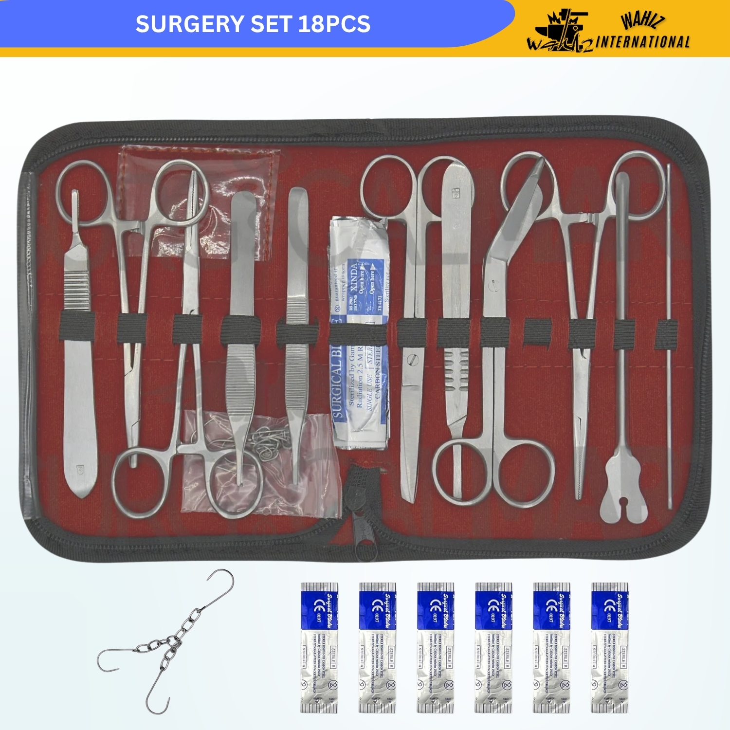(WI-3251) 17-PIECE MINOR SURGERY AND DISSECTION KIT